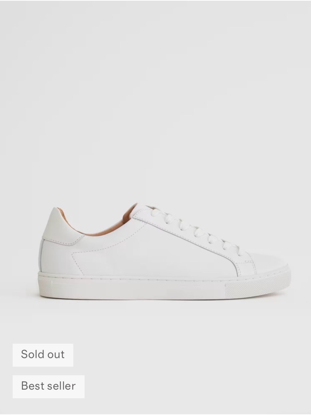 Quince Everyday White Leather Sneakers